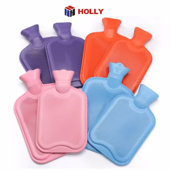 다른 용량 및 모양 BPA 무료 내구성 100% 천연 고무 뜨거운 물 주머니